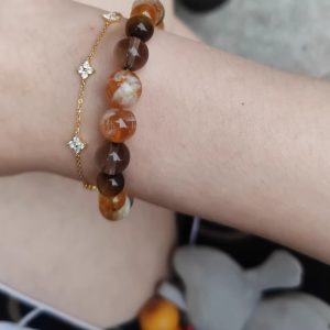 S925 Sterling Silver Clover Zircon Bracelet for Women